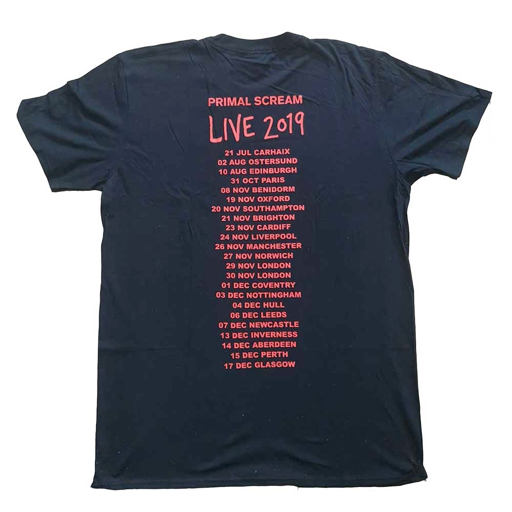 Primal Scream - Maximum RnR Tshirt Homme - Noir